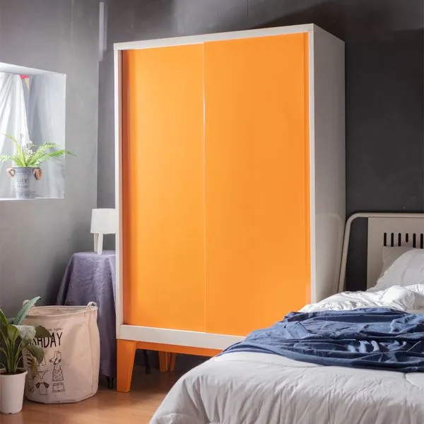 sliding door wardrobe Steel wardrobe