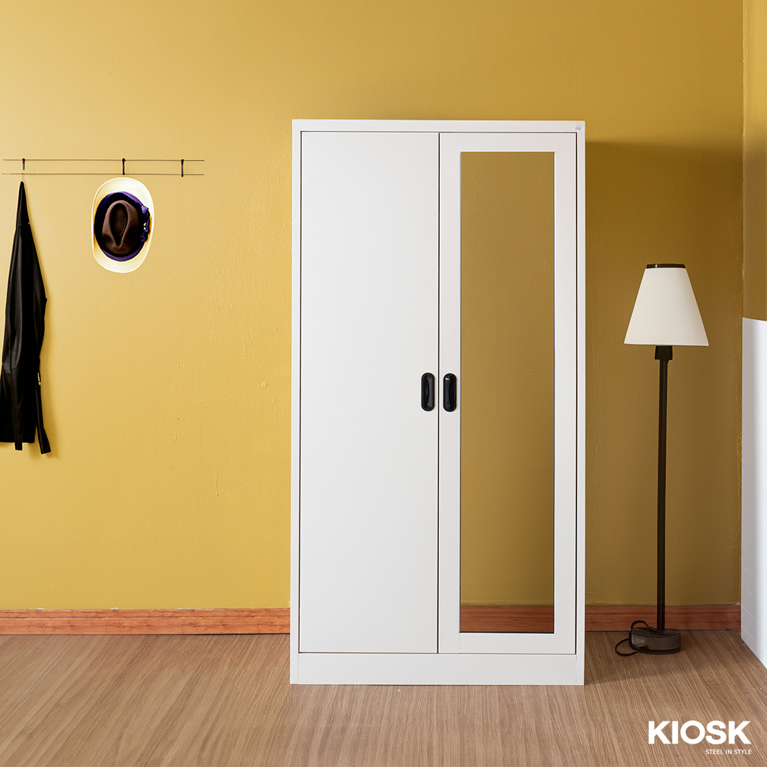 Lemari Pakaian dengan Handle Pintu - Ixy Mild collection