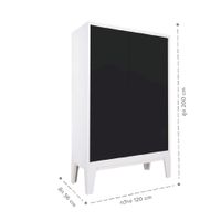 Brim Sliding door wardrobe-high legs-5