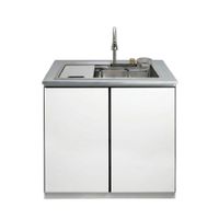 KIOSK Kitchen Cabinet with SinkSUS304 Smart Faucet & Full Accessories-3