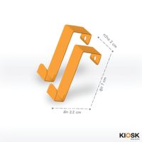 Hooks for doors-thickness 2cm (2pcs/set)-6