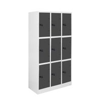 KOL 9-Door Locker Cabinet with combination Keys per Compartment-3