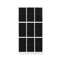 KOL 9-Door Locker Cabinet with 2 Keys per Compartment-5