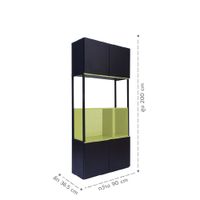 ตู้โชว์LIBOX 90 cm-10