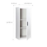 1 open door book cabinet-6