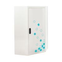 Corner corner bookcase (6 corners) with pattern-2