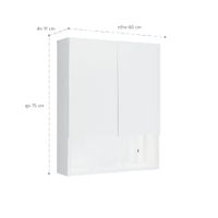 2 Door Wall Cabinet-10