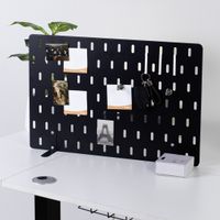 DIY Steel Pegboard with Removable L-Stand + 3 Free Hooks