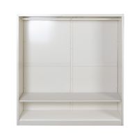 KIOSK SDS-160K Sliding Door Steel Wardrobe 160 cm with Rail-3