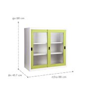 Sliding glass door cabinet 3ft.-7