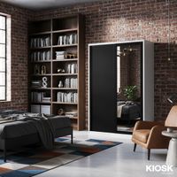 ตู้เสื้อผ้า Brim 1บานกระจก รุ่น BW-02