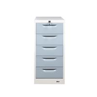KOL 5-Drawer Filing Cabinet for Documents and Equipment with Automatic Locking Key-5