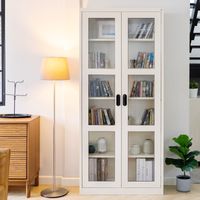 High cabinet - Open glass door