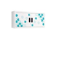 Hanging cabinet with patterned doors-1