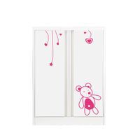 Children's wardrobe Open door with pattern-3