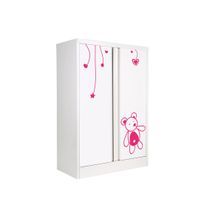 Children's wardrobe Open door with pattern-4