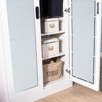 Frosted glass door wardrobe-2