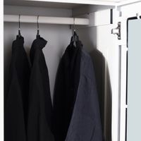 Frosted glass door wardrobe-3