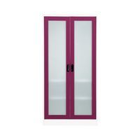 Frosted glass door wardrobe-4