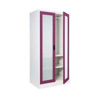 Frosted glass door wardrobe-5