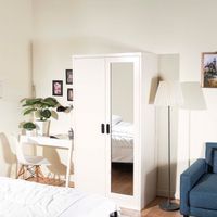Lemari Pakaian dengan Handle Pintu - Ixy Mild collection-1
