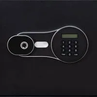 Fireproof safe with fingerprint and digital code system, 46kg. - Horizontal-6