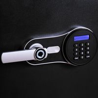 Fireproof safe with fingerprint and digital code system, 74 kg.-3