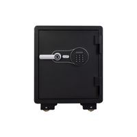 Fireproof safe with fingerprint and digital code system, 74 kg.