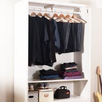 Solid sliding wardrobe with pattern-2