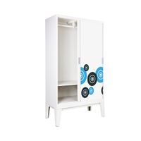 Solid sliding wardrobe with pattern-8